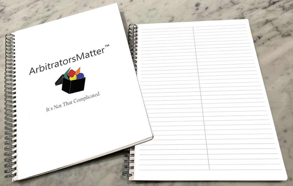 ArbitratorsMatter™ Notebook | $24.99