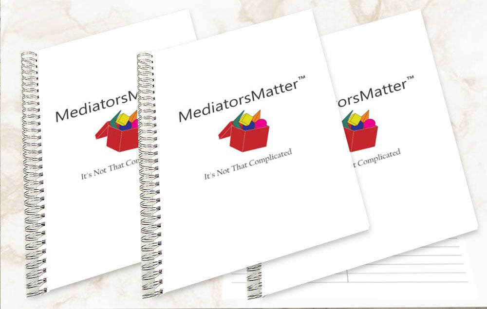 MediatorsMatter™ Notebook (Set of Three) | $59.99