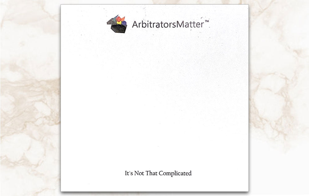 ArbitratorsMatter™ Sticky Notes | $11.99